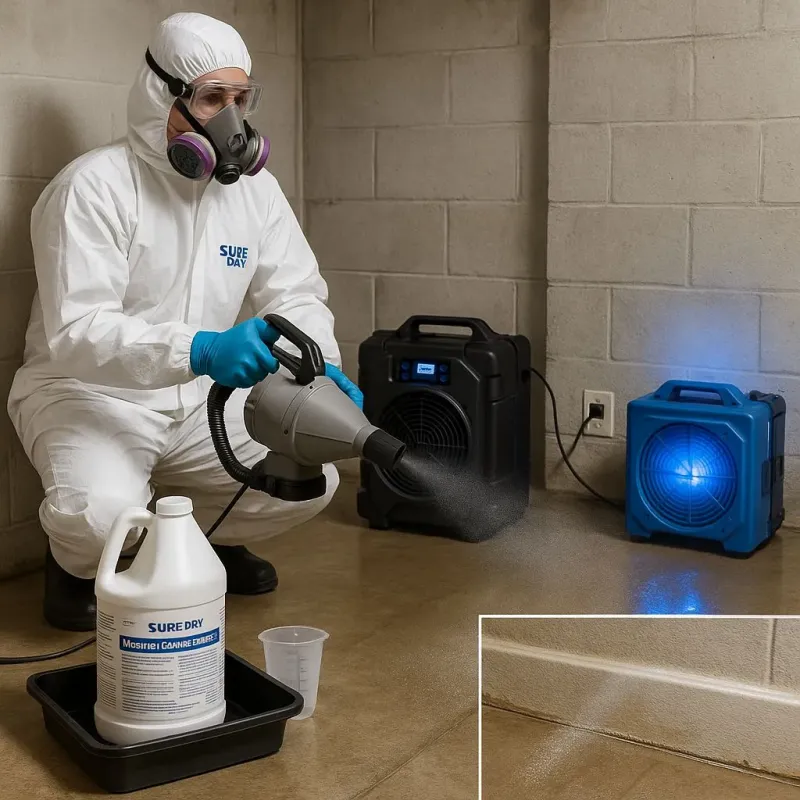 Sanitization and Odor Removal process in West Brattleboro, VT